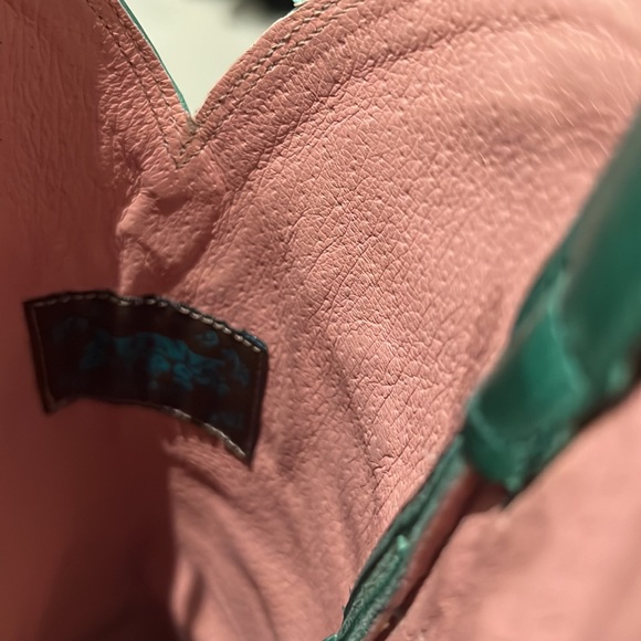 Junk Gypsy Lane Fringe Teal Cowboy 🤠 Boots 7.5 7 - Picture 16 of 16